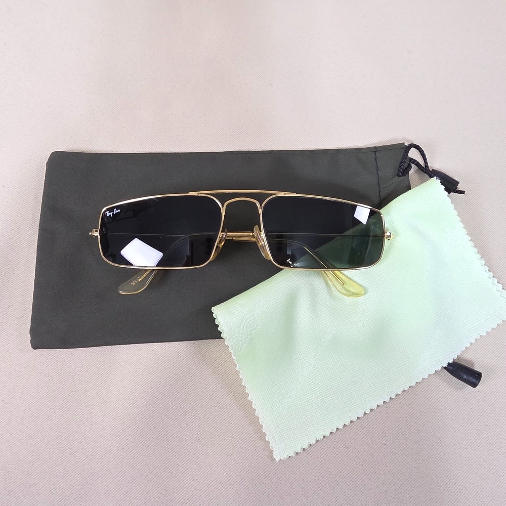 Ray-Ban W1857 XSAR B&L USA Vintage Sunglasses BL G15 Rare Gold Frame Collectors - Picture 10 of 11